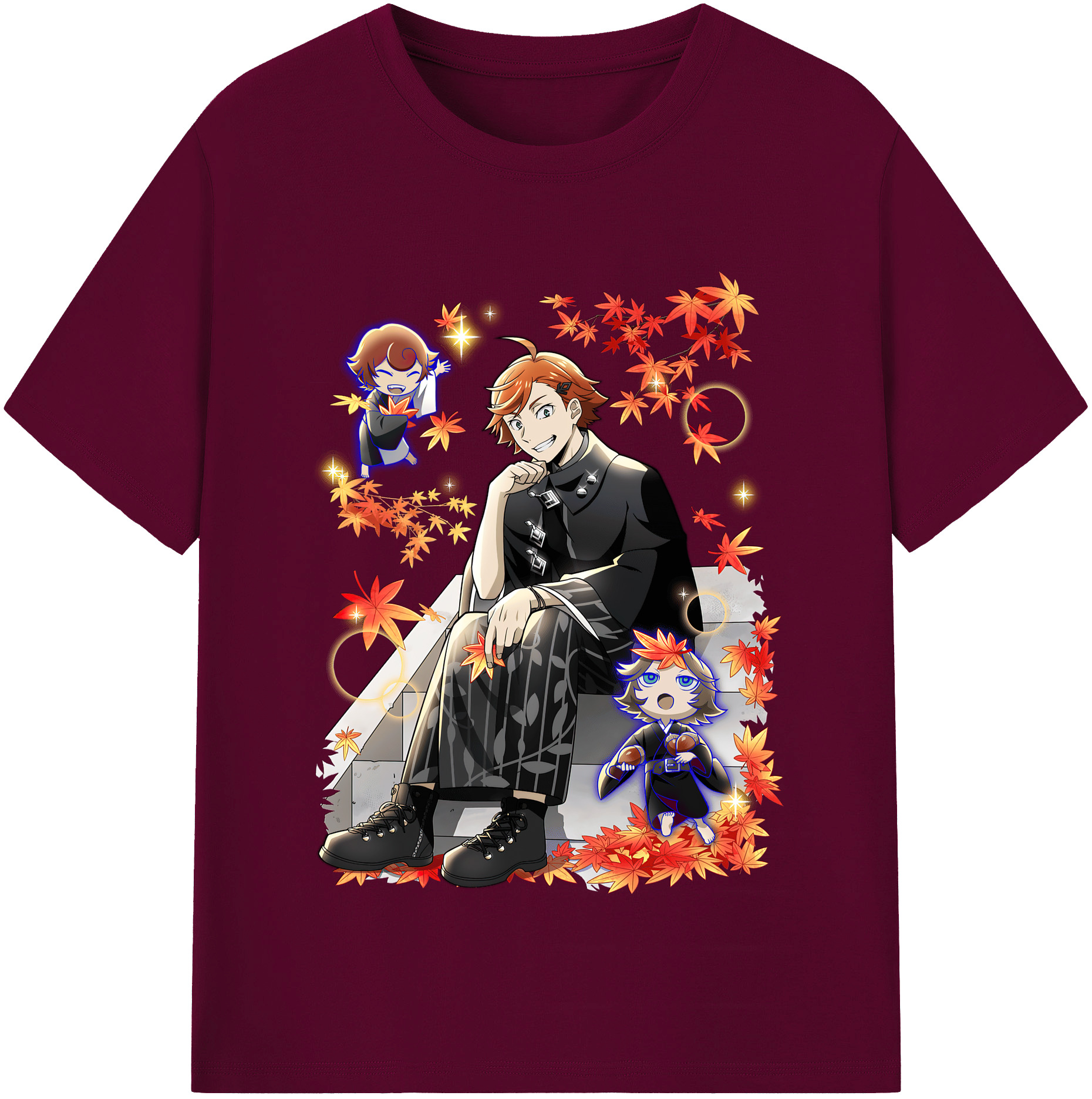 （画像用） 文豪ストレイドッグス Bungo Stray Dogs レディースカジュアルプリントTシャツ（綿100％）